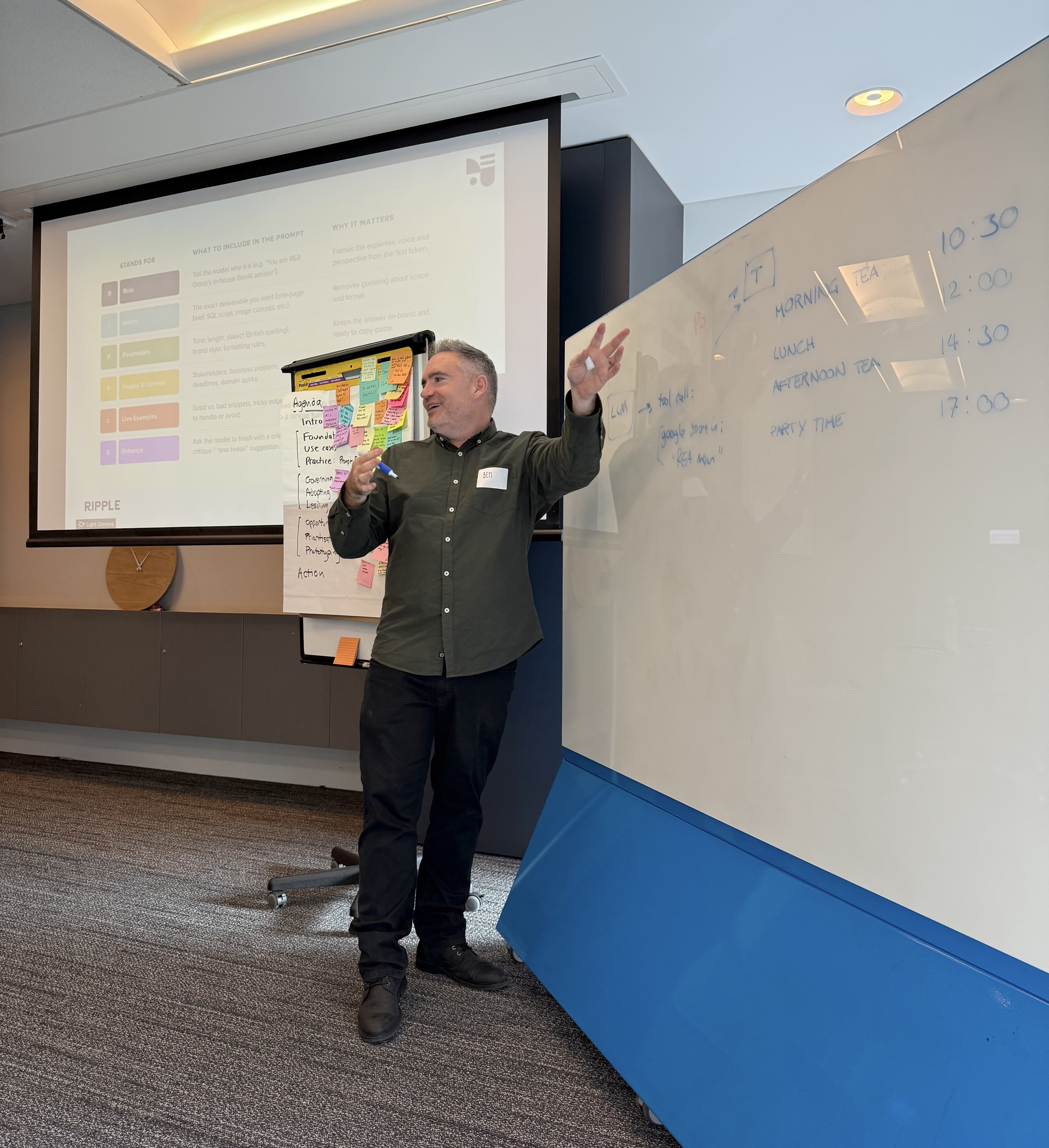 Ben deliveringAI Training